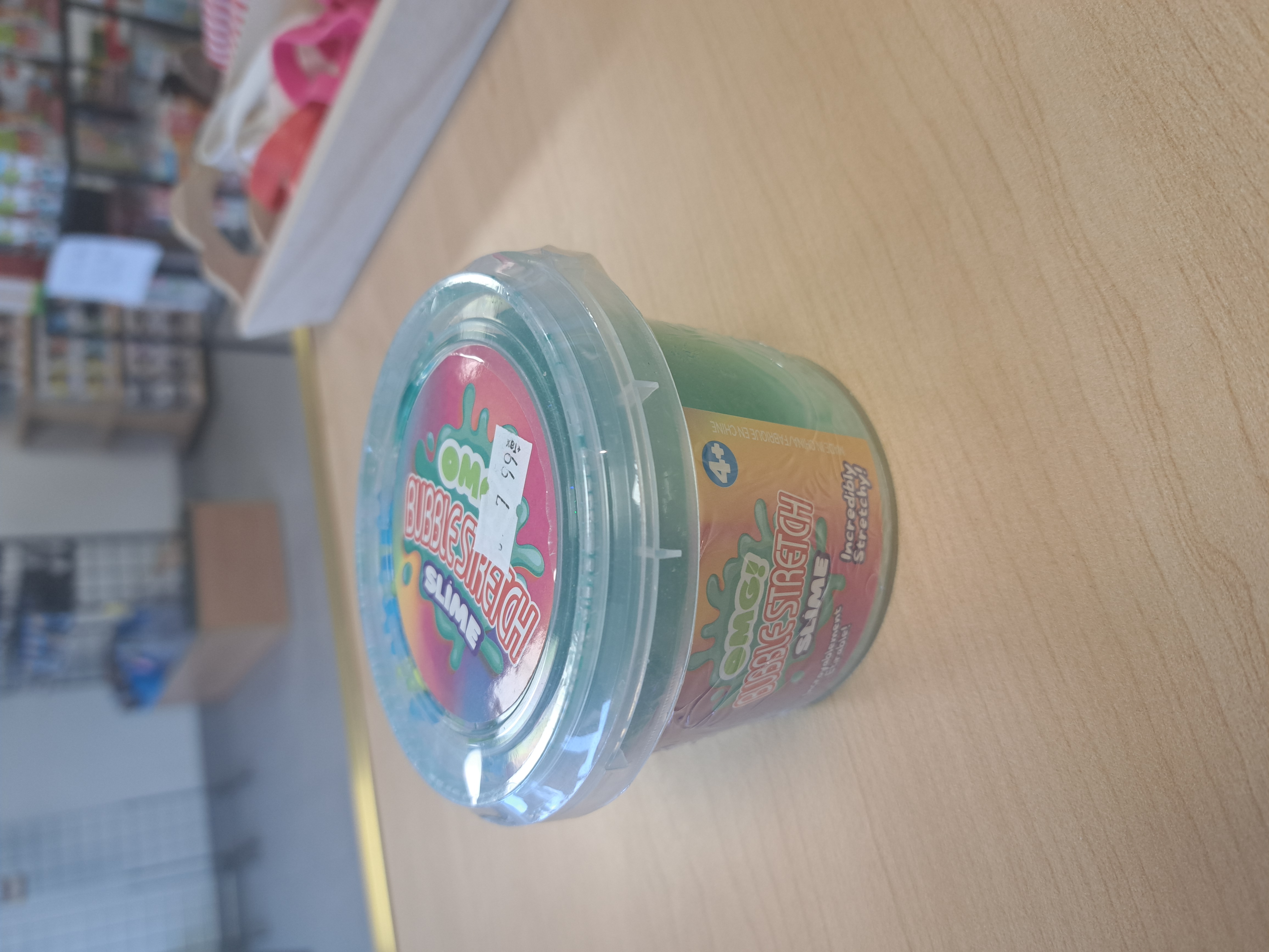 omg bubble stretch pot de slime